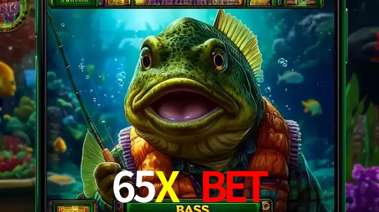 Personagem de peixe pescador do popular jogo de slot com tema de pescaria, uma das emocionantes opções de caça-níqueis para jogar e ganhar no cassino 65X BET.